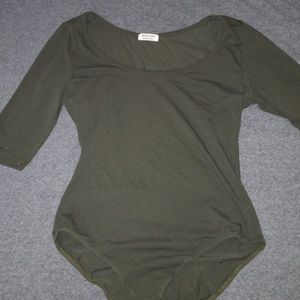 Olive bodysuit